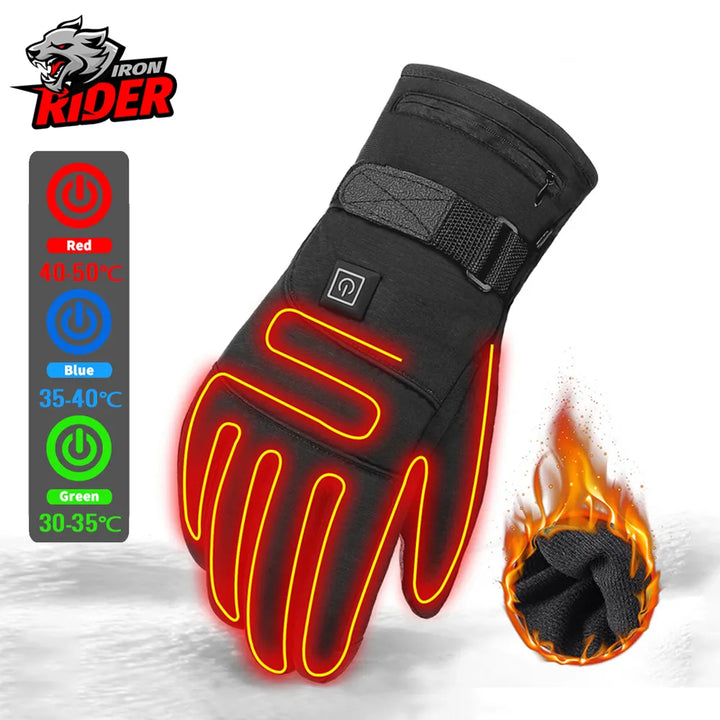 Waterproof Heated Motorcycle Gloves - XLLogistics 