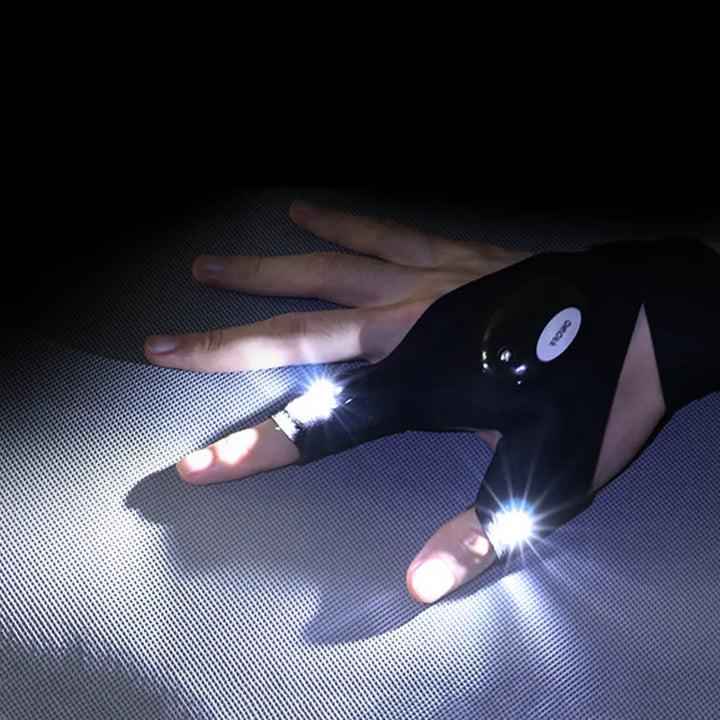 Fingerless Gloves with  LED Light - XLLogistics 