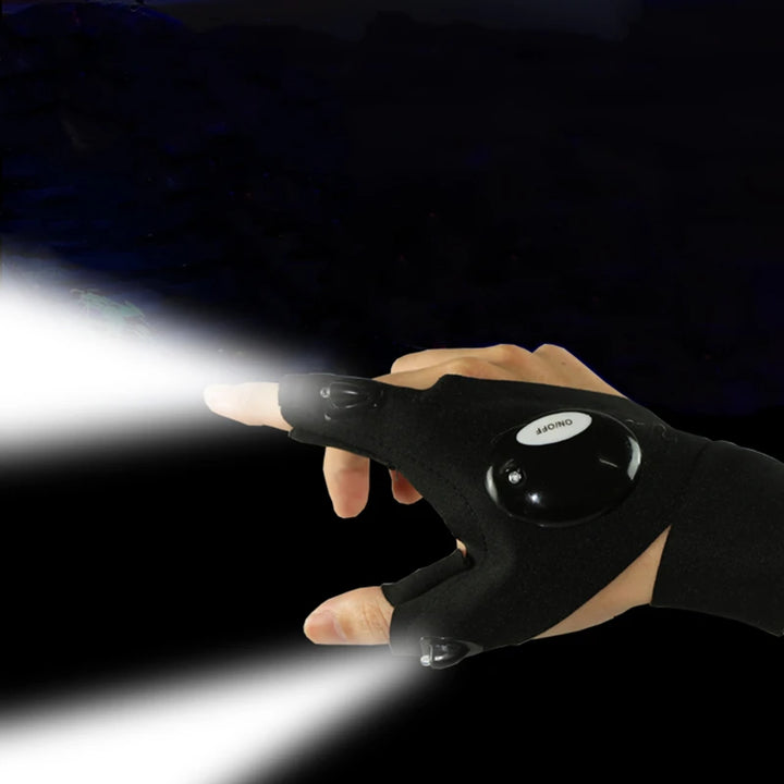 Fingerless Gloves with  LED Light - XLLogistics 