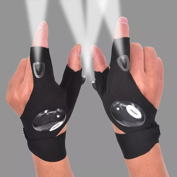 Fingerless Gloves with  LED Light - XLLogistics 