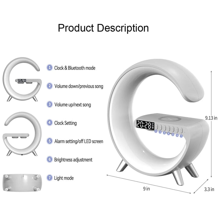 LED Desk Lamp With Wireless Charger - XLLogistics 